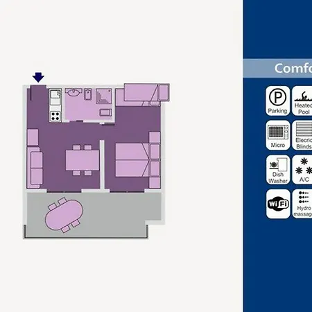 Residenz Regent Zweizimmer-wohnung Fuer 6 Personen *